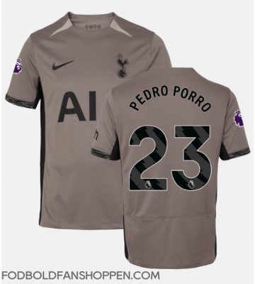 Tottenham Hotspur Pedro Porro #23 Tredjetrøje 2023-24 Kortærmet